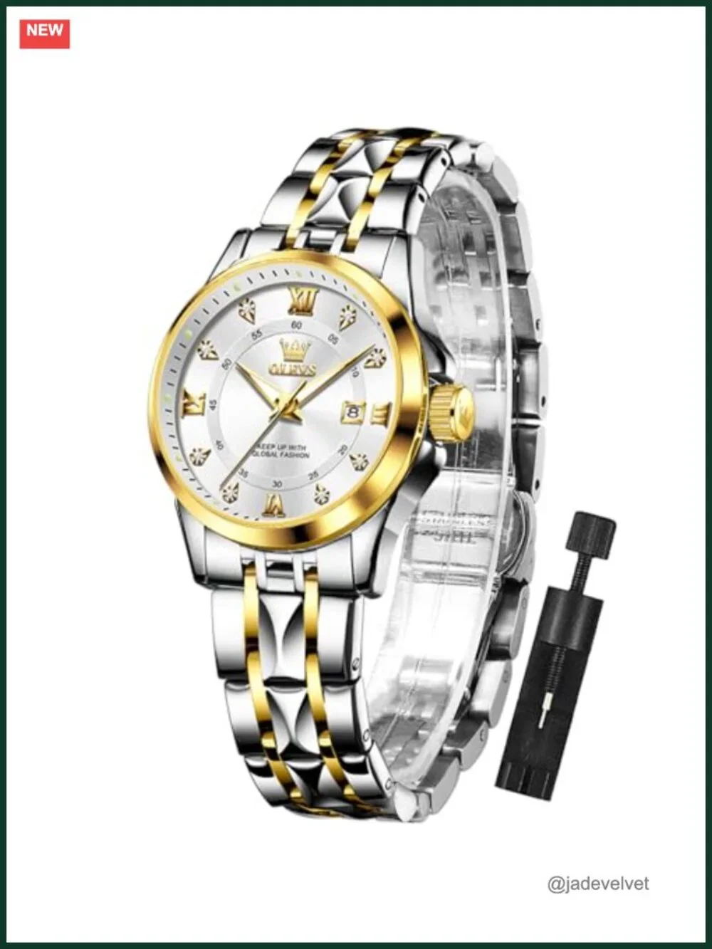 Luxury Casual Stainless Steel Women's Wrist Watch Quartz Analog Small Face
